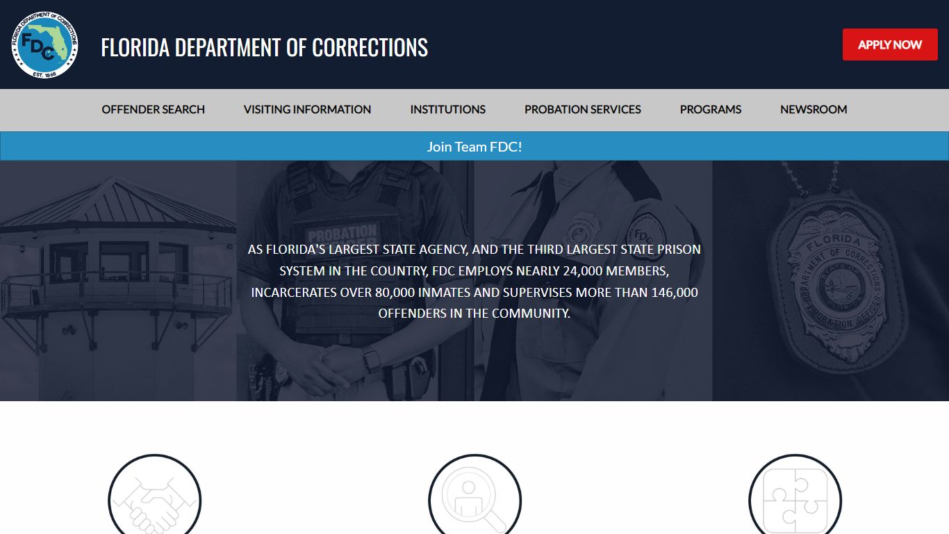 Florida Department of Corrections -- Homepage